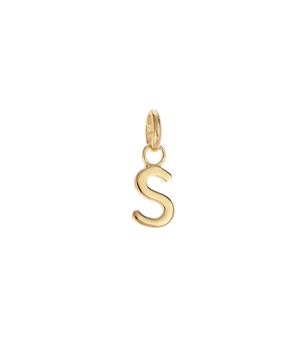 OUTLINE INITIAL A-Z (18K GOLD VERMEIL) IMAGE 26