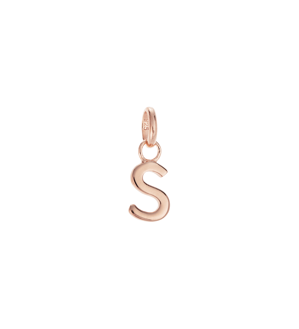 OUTLINE INITIAL A-Z (18K ROSE GOLD VERMEIL) IMAGE 21