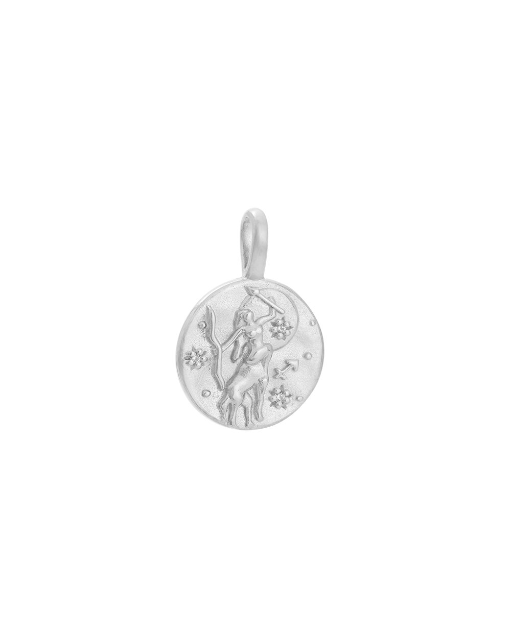 SAGITTARIUS PETITE ZODIAC (STERLING SILVER)