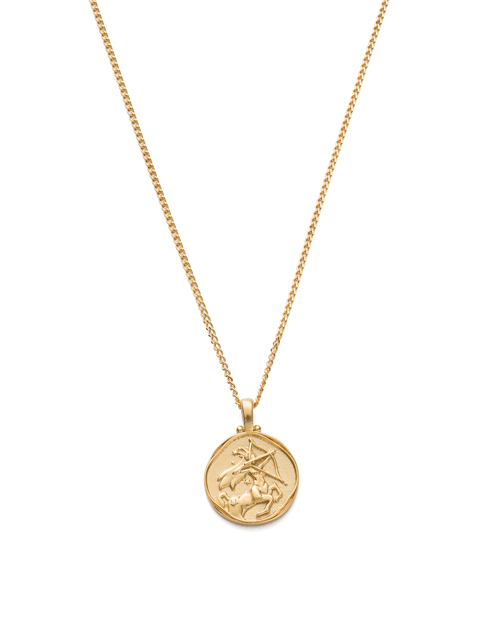 9ct Yellow Gold Zodiac Sagittarius Pendant – Shiels Jewellers