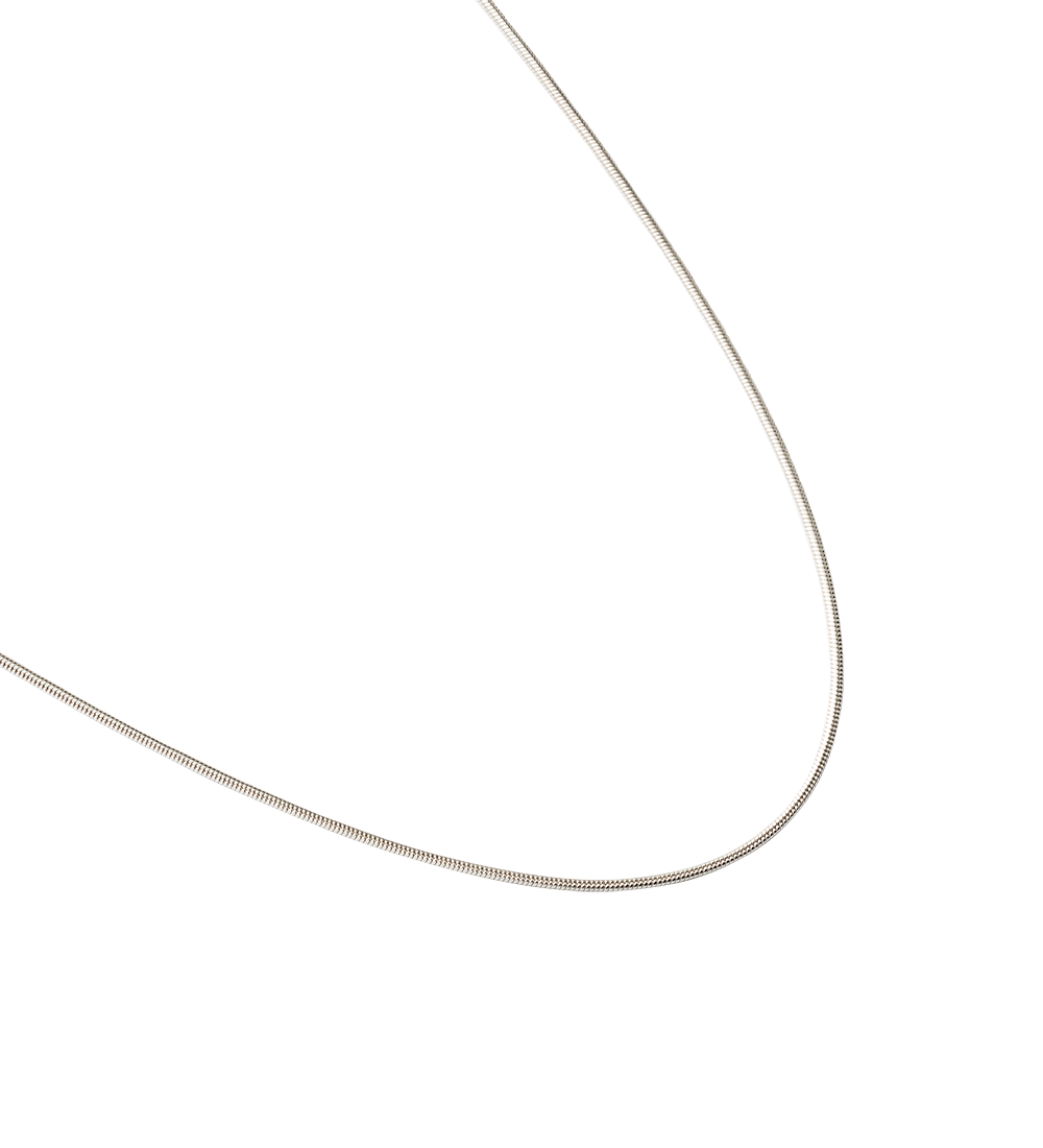 SNAKE CHAIN 18" (STERLING SILVER) - IMAGE 4