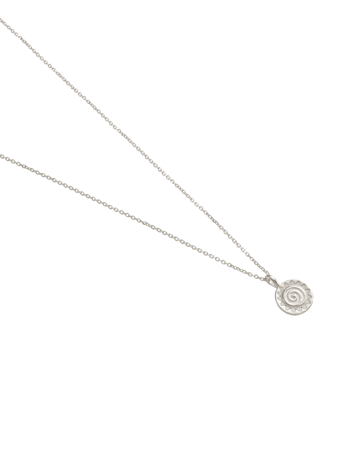 SOLARA COIN NECKLACE (STERLING SILVER)