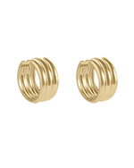 STEADFAST HOOPS (18K GOLD PLATED)