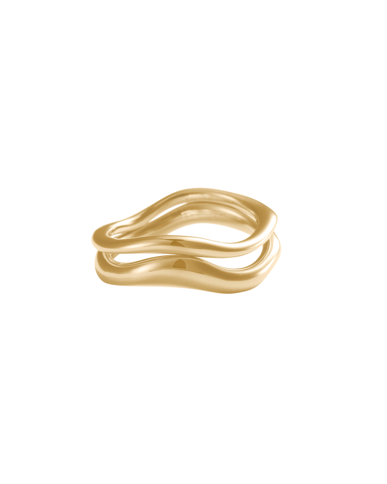 TEMPO STACKING RING SET (18K GOLD PLATED)