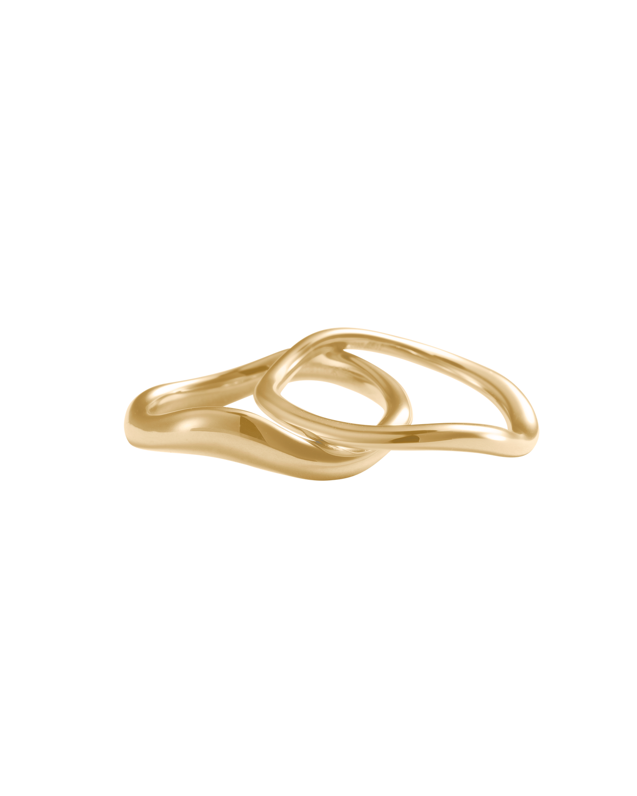 TEMPO STACKING RING SET (18K GOLD PLATED)