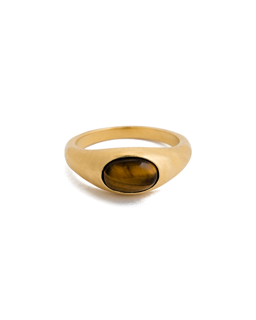 18k gold tiger eye ring deals
