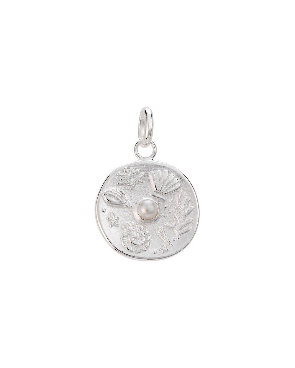 TINY BY THE SEA COIN (STERLING SILVER) - IMAGE 1