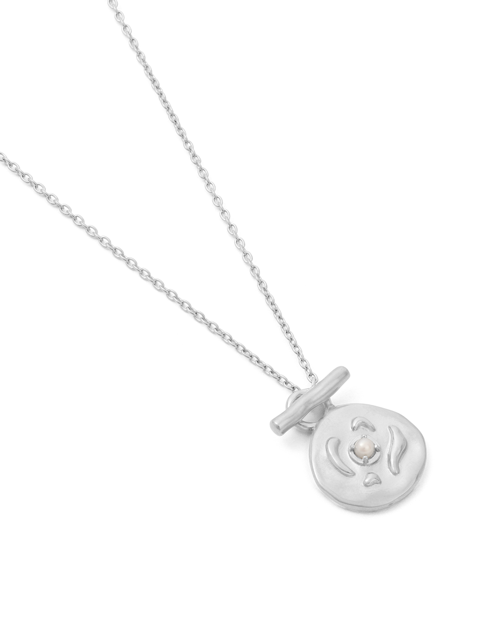 VACANZA COIN NECKLACE (STERLING SILVER)