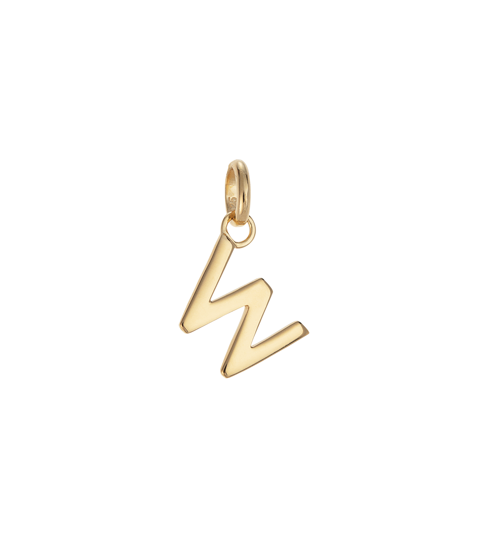 OUTLINE INITIAL A-Z (18K GOLD VERMEIL) IMAGE 30