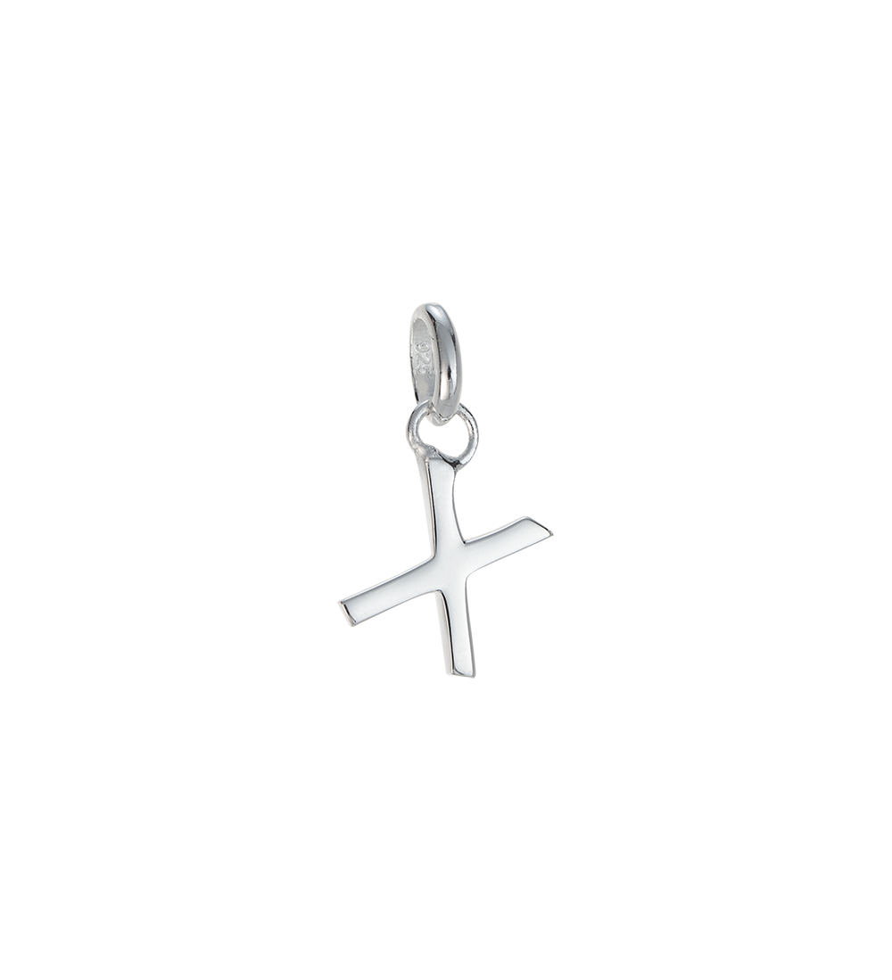 OUTLINE INITIAL A-Z (STERLING SILVER) IMAGE 29