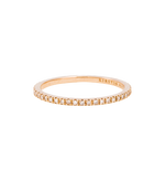 DIAMOND ETERNITY RING (14K ROSE GOLD) - IMAGE 1