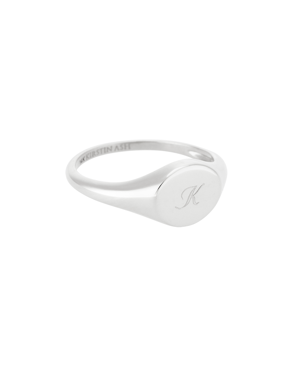 CLASSIC SIGNET RING (STERLING SILVER) - IMAGE 4
