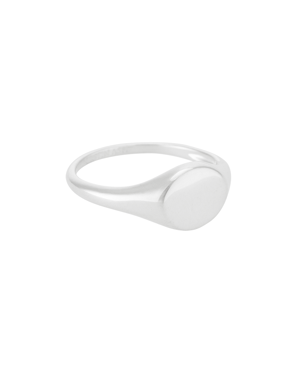 CLASSIC SIGNET RING (STERLING SILVER) - IMAGE 1