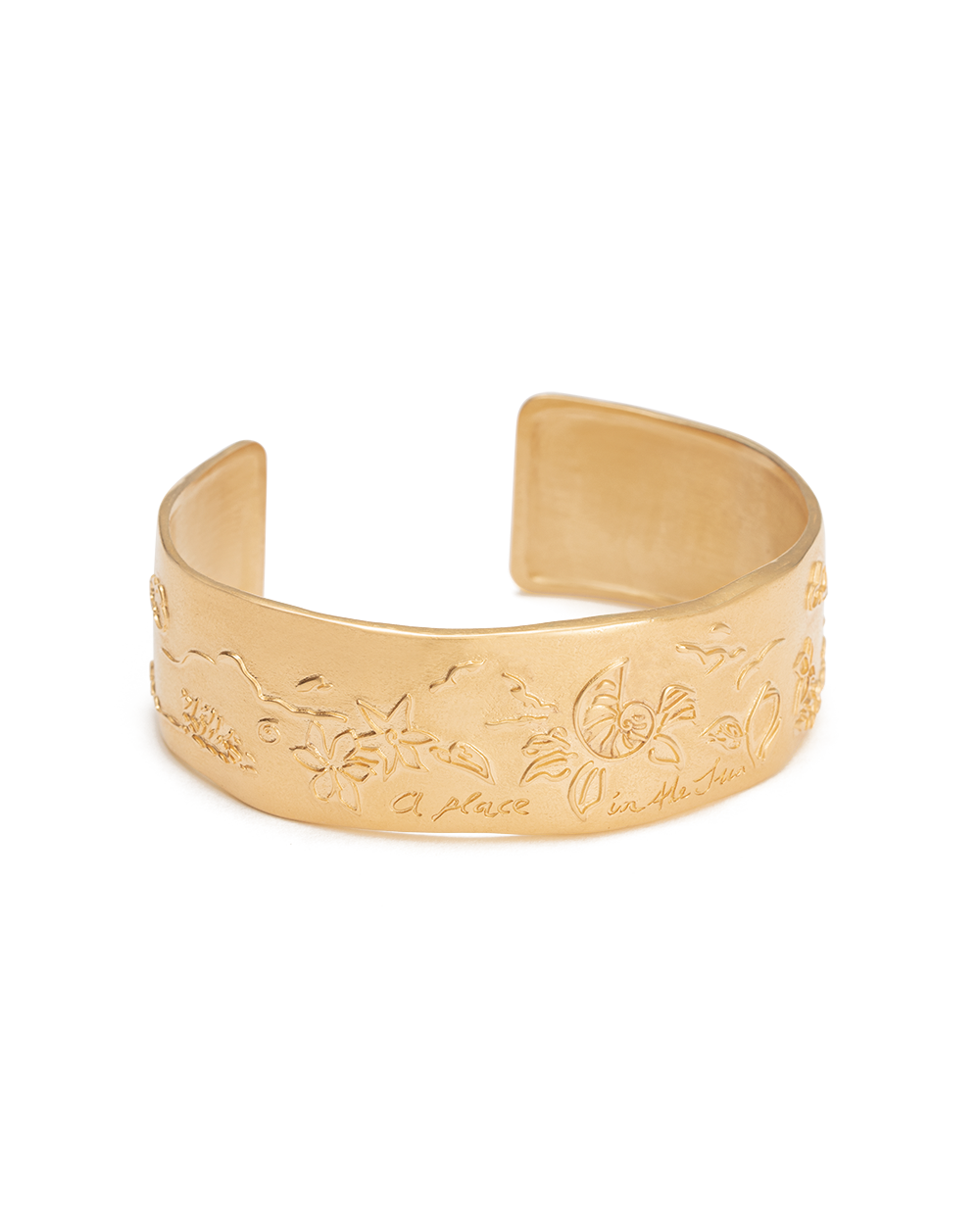 PLACE IN THE SUN CUFF (18K GOLD PLATED)