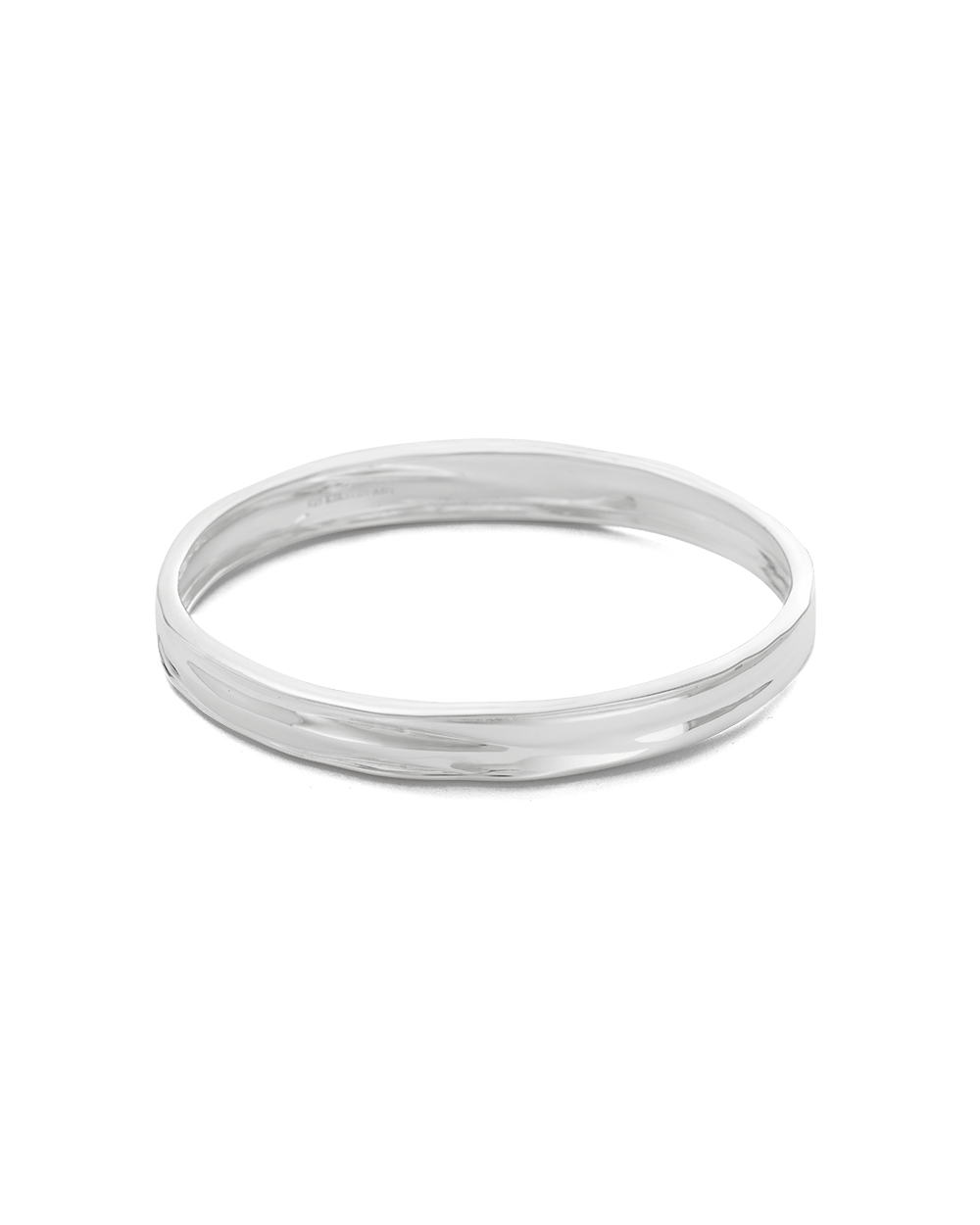 MOLTEN BANGLE (STERLING SILVER) - IMAGE 1