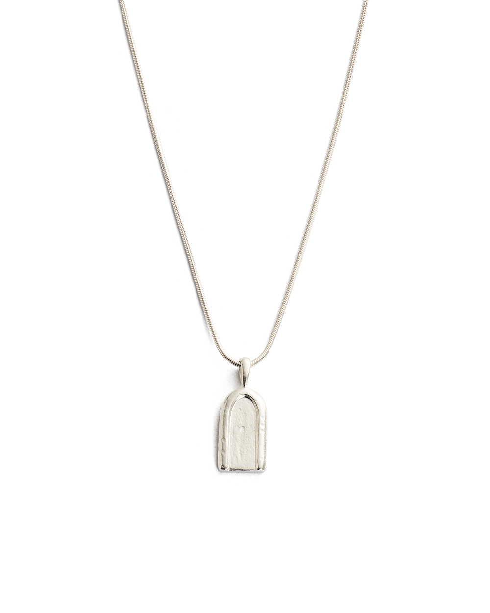 PETITE ARCH NECKLACE (STERLING SILVER) - IMAGE 1