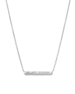 SUN LINES BAR NECKLACE (STERLING SILVER)